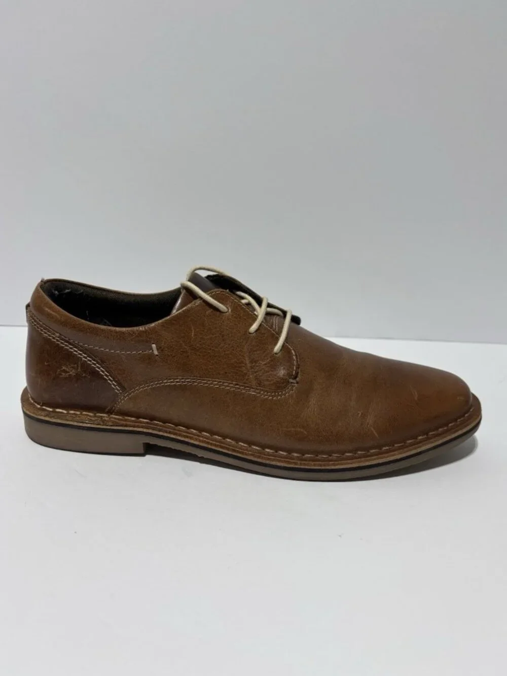 Steve Madden Men’s Harpoon Brown Lace-Up Oxford, Size 10 M